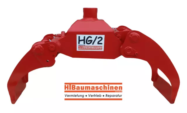 Mini Holzgreifer HG2 für Maschinengewicht bis 2,5t