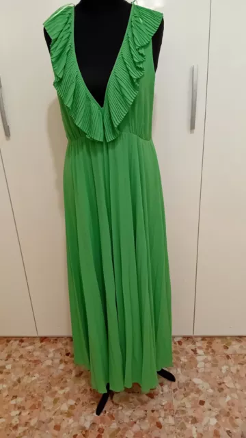ABITO LUNGO ELEGANTE Verde ZARA tg 2XL Moda NUOVO Con cartellino Offerta EUR 40 00 PicClick IT