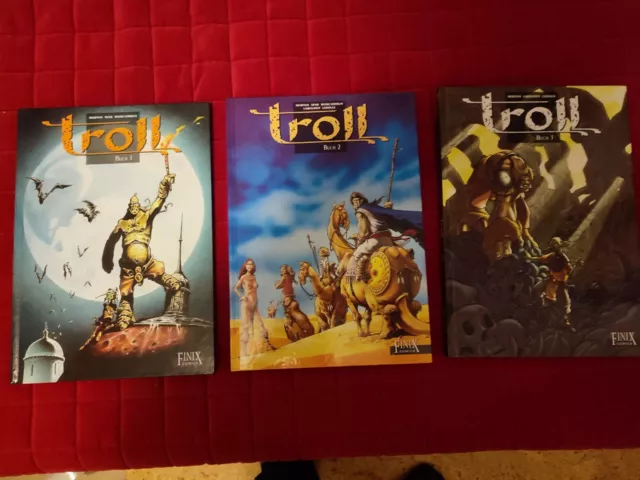 Troll - Morvan Sfar -  Gesamtausgabe 1, 2, 3 - Finix Comics Hardc., Zustand 1