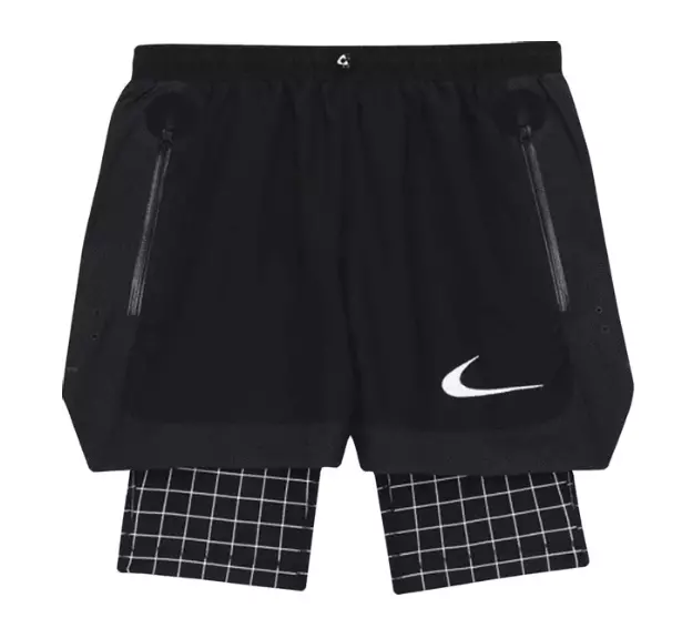 NWT Nike X Off-White Virgil Abloh Black Grid Shorts Size XL CU2502-010