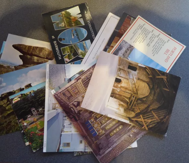 Colour Postcards  x 17 Bulk Buy Job Lot Mainly Great Britain Topographical Set C