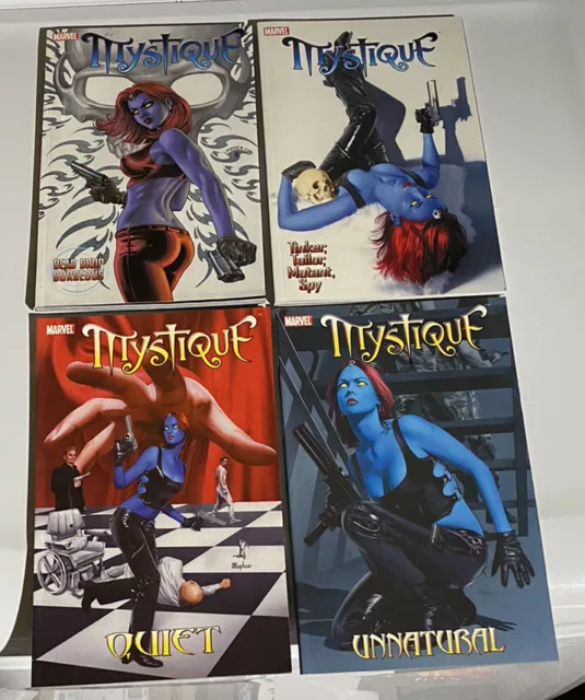 MARVEL MYSTIQUE Vol.  1 & 2 & 3 & 4 Collected TPB Set Wolverine X-MEN