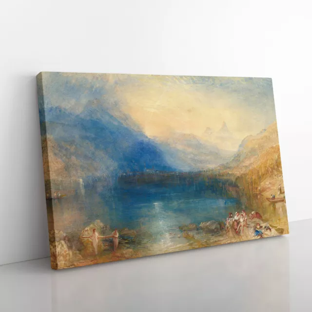 Lake Of Zug By Joseph Mallord William Turner Canvas Wall Art Print Framed Decor