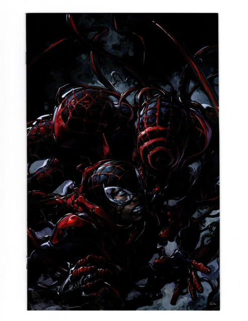 Absolute Carnage Miles Morales #2 Clayton Crain Trade + Virgin Set Marvel 2019