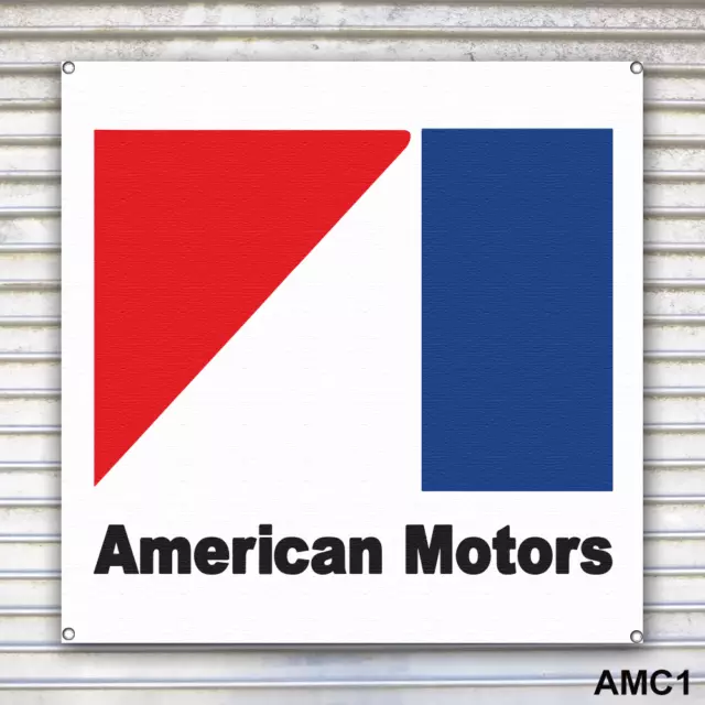 AMC American Motors Banner Sign Wall Art