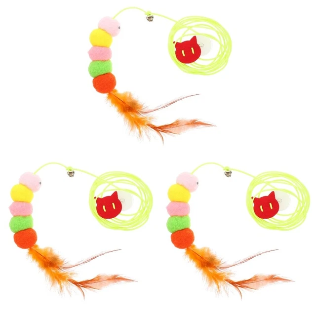 3 uds creativo premium juguete para gatos juguete para puertas para gatos por mascota