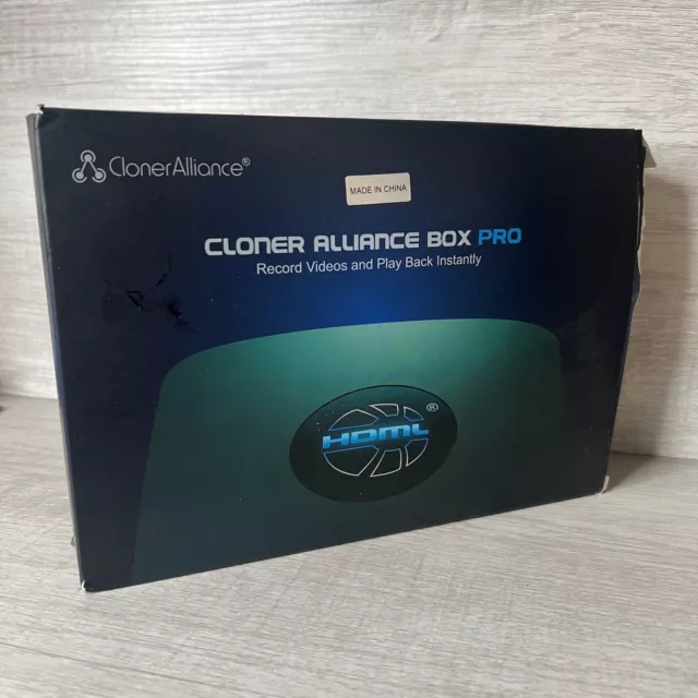 ClonerAlliance Box Pro, Capture 1080p HDMI Videos/Games and Play Back NEW