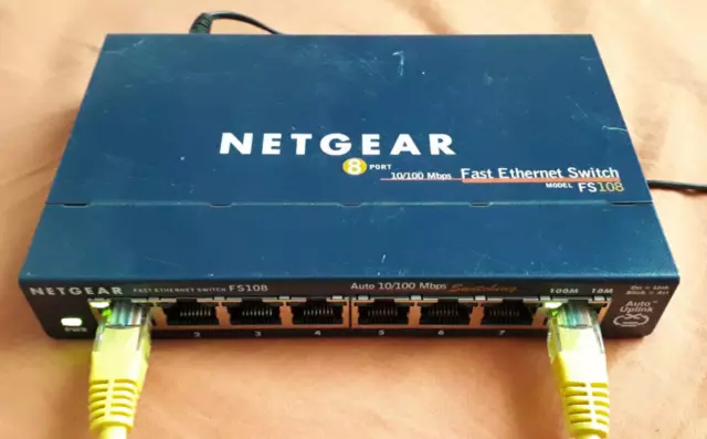 NetGear FS108 8-Port Ethernet-switch