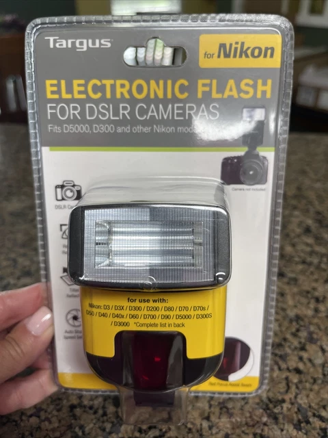 TARGUS TG-DL20N ELECTRONIC FLASH for NIKON DSLR CAMERAS w/ TILT HEAD FEATURE NEW