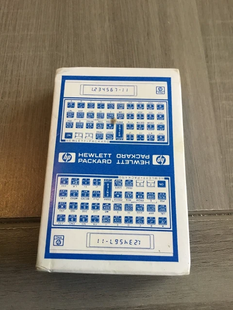 Calculatrice Vintage HP 12C – Hewlett-Packard – Ancienne Modèle – En état De Marche