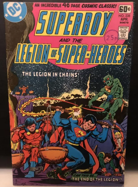 Superboy Legion Of Superheroes #238 Comic Dc Comics