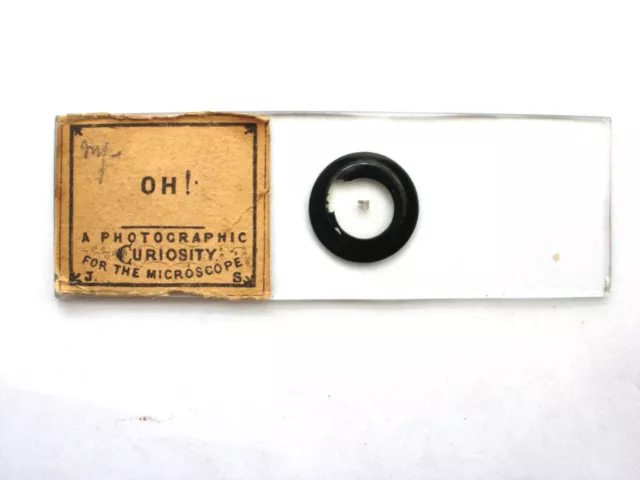 Antique Microphotograph. " Oh " by Arthur Reeves.