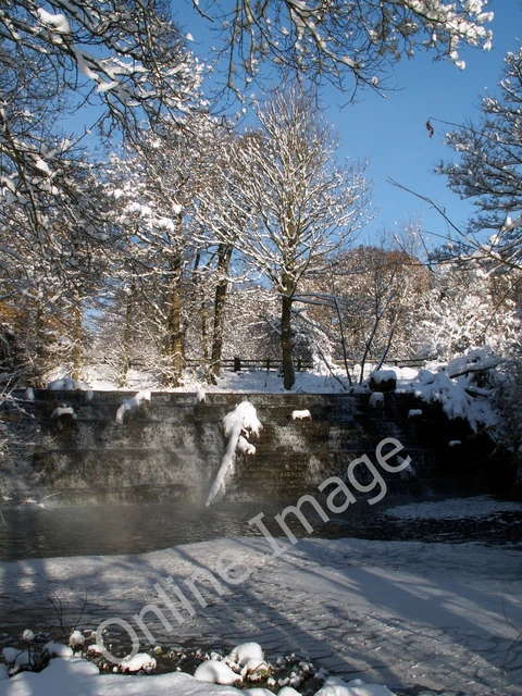 Photo 6x4 The River Dearne Weir Haigh/SE2912 Below Bretton Lower Lake da c2010