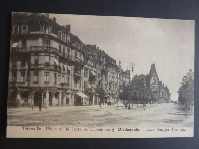 THIONVILLE Diedenhofen Moselle CPA 57 Place de la Porte du Luxembourg