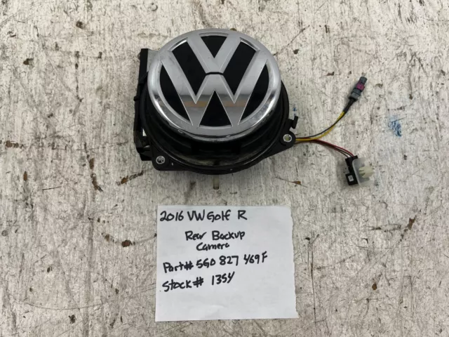 15-21 Volkswagen VW Golf R MK7 OEM Arrière Dessus Marche Caméra Badge 5G0827469F