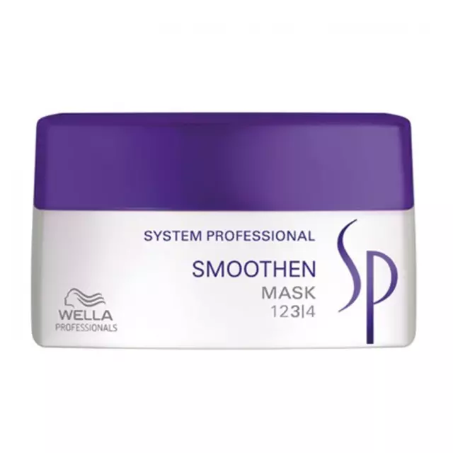 Masque Cheveux Gras Rebelles Lissage Wella Sp Smoothen mask 200 ML