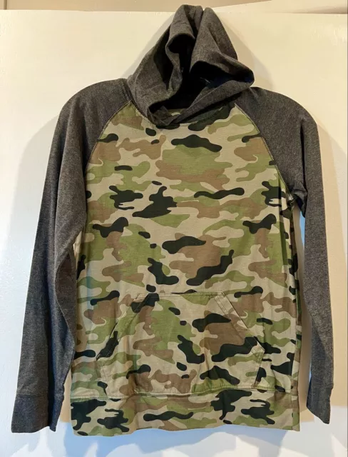 Wonder Nation Boys Lightweight Camo Pullover Hoodie Long Sleeves. Actor Wore!