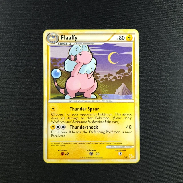 Flaaffy 3/30 - Raichu Trainer Kit - MP - Pokemon Card