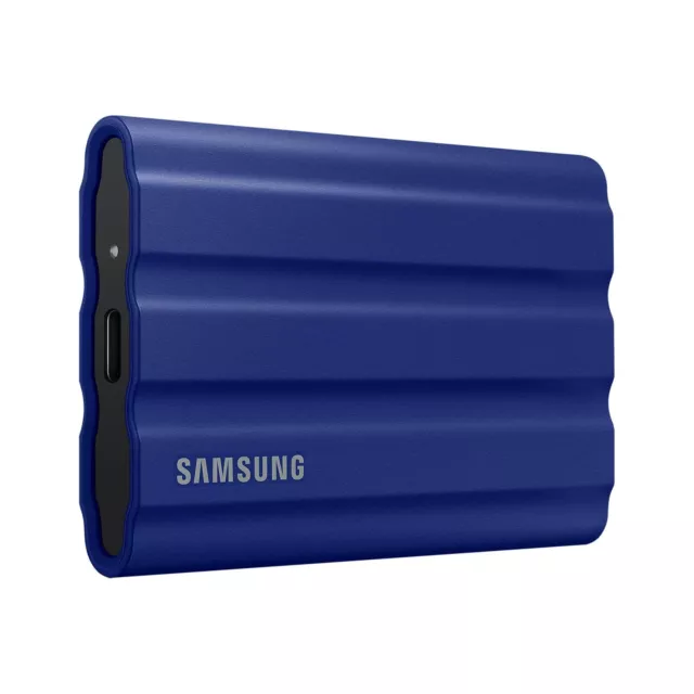 Samsung T7 Shield 1TB SSD , USB 3.2, SATA3, Portable External Hard Drive Blue