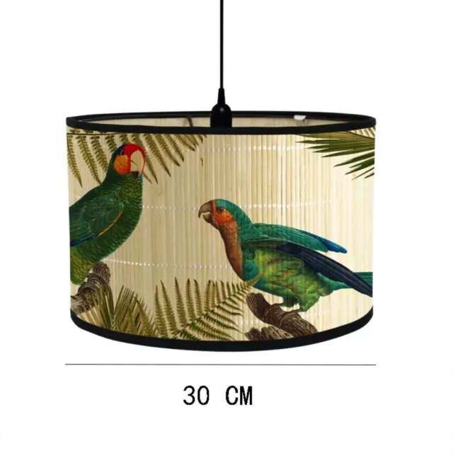 Retro Style Lampshade Bamboo Lighting Fixtures Lamp Shade  Simple Chandelier 2