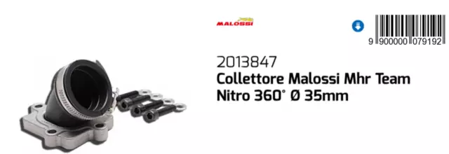 Collettore Aspiraz 360° MHR Ø35 CPI Aragon 50 GP 07-09 / Hussar 50 03-05