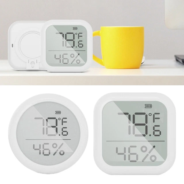 Set di 2 sensori igrometro termometro wireless abilitato app per ZigBee Gateway