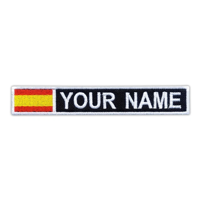Aufnäher Patch Flagge Valencia Spanien – 8x6 Cm, Zum Aufbügeln Oder Aufnähen, Gestickt