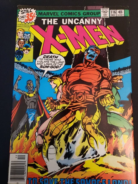 UNCANNY X-MEN #116 Newsstand 🔥🔥 1st Wolverine Healing Power / Savage Land 🔥🔥