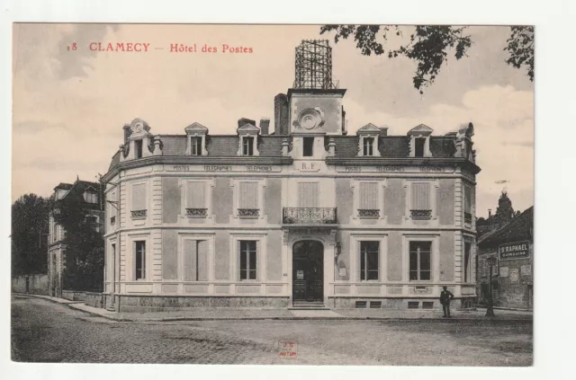 CLAMECY - Nievre - CPA 58 - Hotel des Postes
