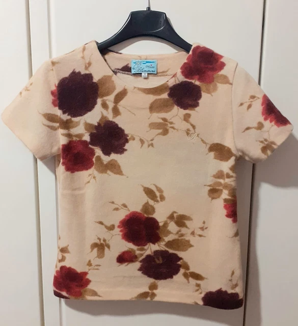 MAGLIA firmata BLUMARINE bambina ragazza tg 14 anni maglione t-shirt lana SALDI