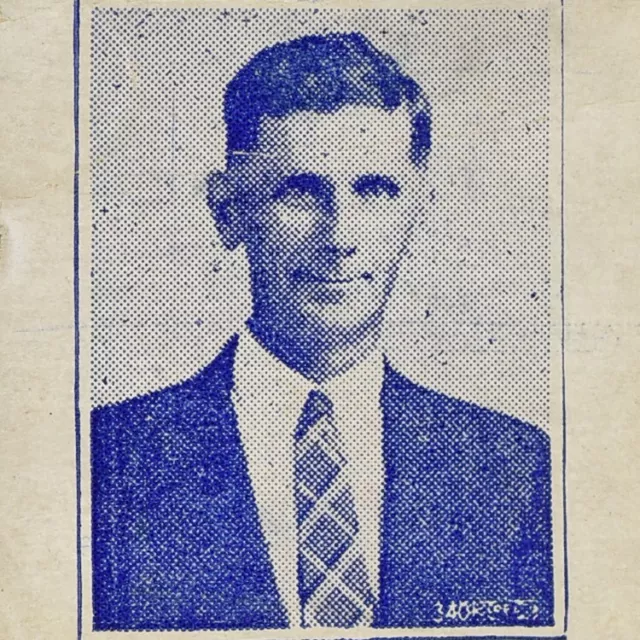1940 Raymond M Helble Scott County Supervisor Republican Party Princeton Iowa