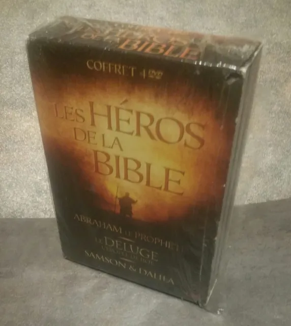 Les Héros De La Bible Coffret 4 Dvd New Neuf Sous Blister