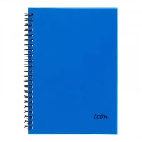 Icon Spiral Notebook - A5 PP Cover Blue 200 pg [ISNBPP002]
