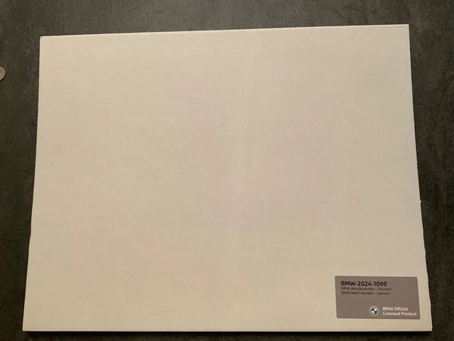 ❤️ Original BMW 2024 1090 Wandkalender Deutsch Official Licensed Product TOP ❤️