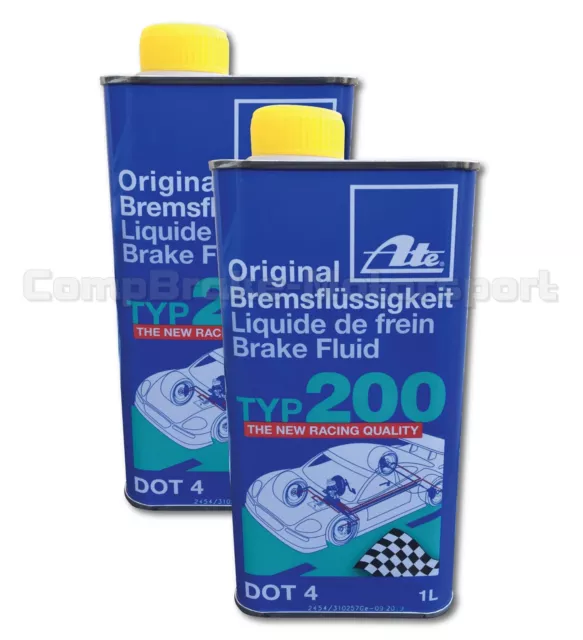 ATE Super Racing Brake Fluid DOT 4 (2x1Litre)  FREE 2/3 DAY DELIVERY