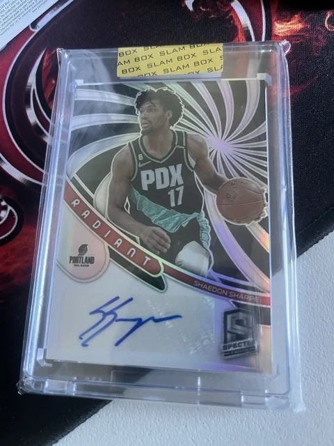 shaedon sharpe SPECTRA RPA 99シリアル　AUTO shaedon sharpe SPECTRA RPA 99シリアル AUTO（2023-24 Spectra