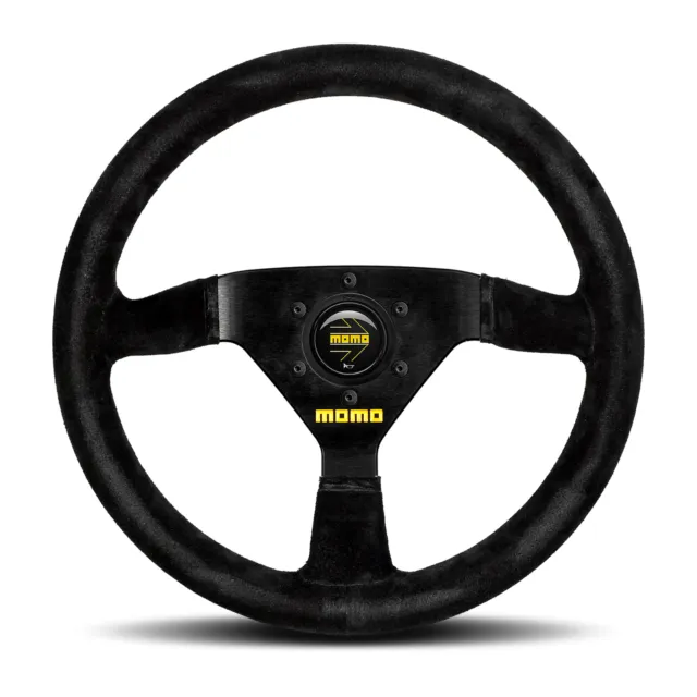 MOMO Motorsport MOD. 69 Race Steering Wheel Black Suede Grip, 350mm - ‎R1913/35S