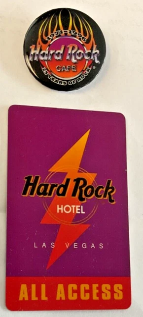 HARD ROCK HOTEL CASINO LAS VEGAS All Access Room Key Card & 25 Years of Rock PIN