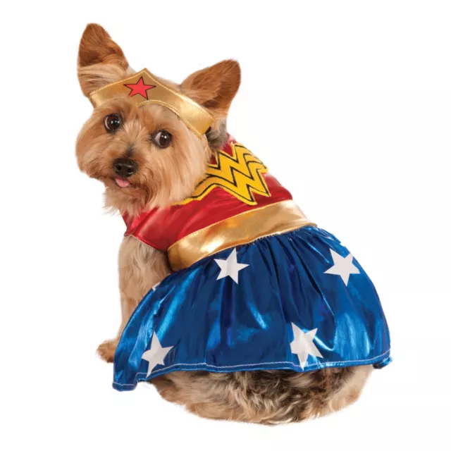 Superhéros Animal Costume pour Chien Chat - Me Demande Woman-Inspired Robe