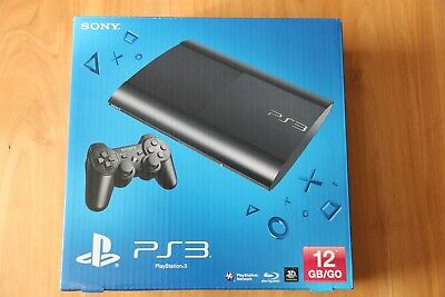 Console SONY PS3 PlayStation 3 Slim 12 Go en boite NEUVE Fonctionne parfaitement