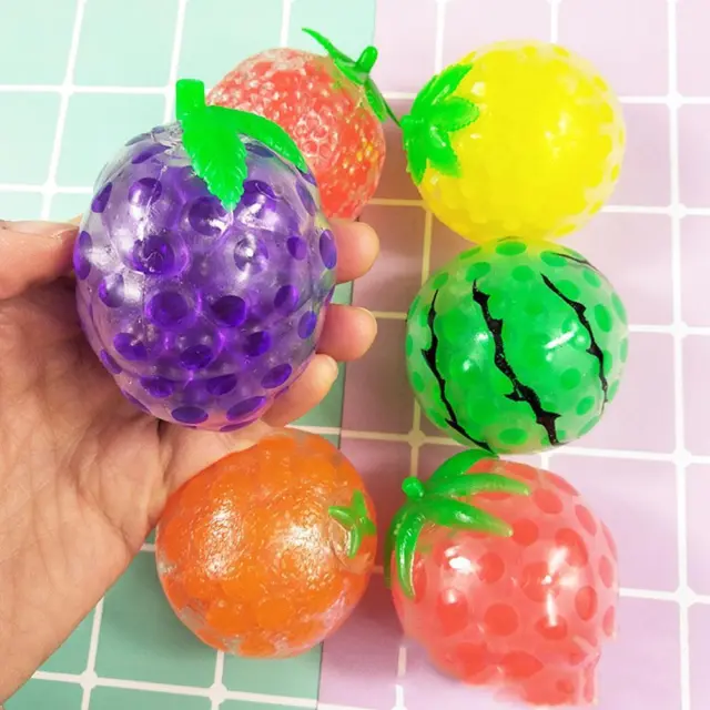 Fruit Sensory Stress Reliever Ball Toy Autism Squeeze Hot Toy Sale Fidget X3P0