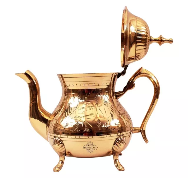 Vintage Acabado Mughlai Estilo Té Café Olla Hervidor Vajilla Regalo Artículo 650 2