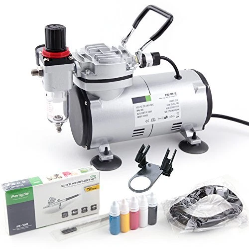 Fengda kit aérographe avec compresseur FD-18-2K - Professionnel Aérographe ki...