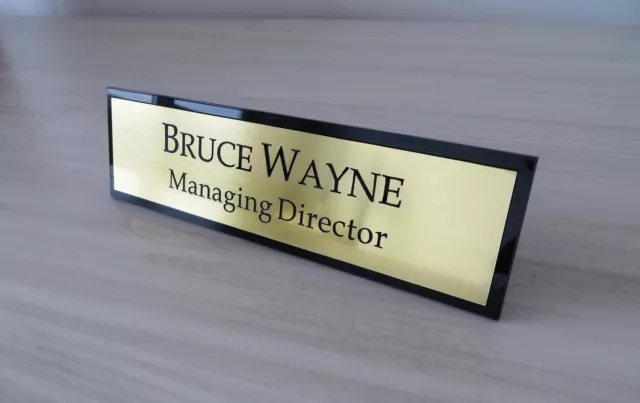 High Quality Desk Name, Custom Engraved Sign, Name Plaque, Office