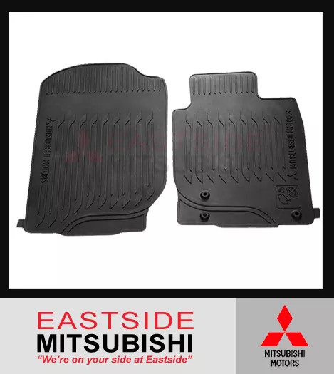 GENUINE MITSUBISHI TRITON Mq Mr Dual Cab Rubber Floor Mats