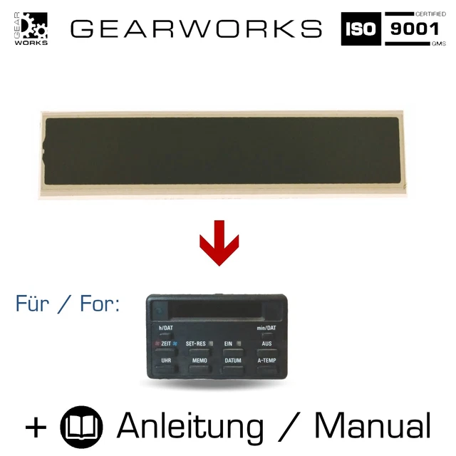 Écran LCD Pour Ordinateur De Bord BMW E36 / M3 (1992-1999) - Remplacement Direct, Compatible 8/11 Boutons - 9