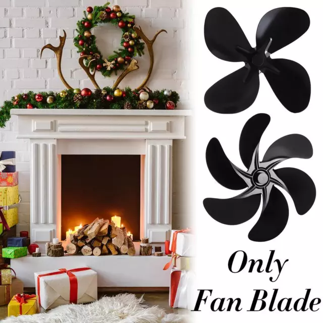 Replacement Reinforced Fireplace Fan Wood Stove Fan For Heat Powered Log Burner