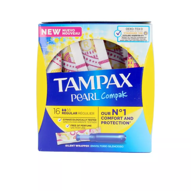 Higiene Tampax mujer TAMPAX PEARL COMPAK tampón regular 16 u