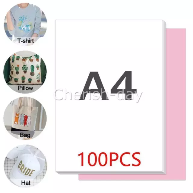 100x Dye Sublimation Heat Transfer paper For Mugs Polyester T-Shirt Mouse Pads