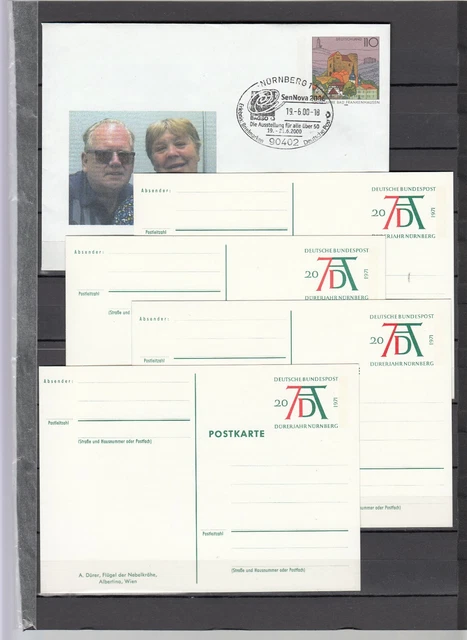 BRD, 11 verschiedene Ganzsachen, (27518)